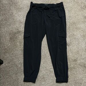 Banana Republic Black Cargo Joggers